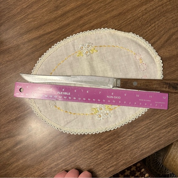 Vintage STA-Sharp 8” Filet Knife Wood Handle Stainless Steel Blade - Picture 4 of 7